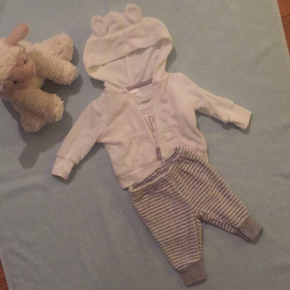 Carter’s nb 3 piece sheep outfit